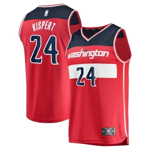 Attraente Corey Kispert Washington Wizards Youth Fast Break Replica Player Jersey Icon Edition Red per i Fan Veri