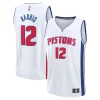 Lussuoso Tobias Harris Detroit Pistons Fast Break Replica Player Jersey Association Edition White per i Fan Veri
