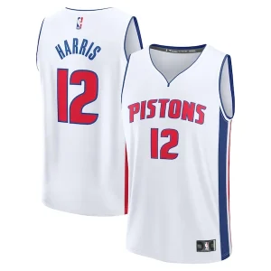 Lussuoso Tobias Harris Detroit Pistons Fast Break Replica Player Jersey Association Edition White per i Fan Veri