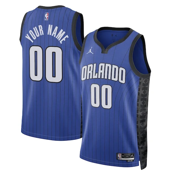 Robusto Orlando Magic Jordan Brand Unisex 2022/23 Swingman Custom Jersey Statement Edition Royal per i Fan Veri