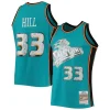 Ottimo Duraturo Classico Grant Hill Detroit Pistons 1998/99 Hardwood Classics NBA 75th Anniversary Diamond Swingman Jersey Teal per i Fan Veri