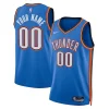 Pratico Raffinato Oklahoma City Thunder Nike Unisex Swingman Custom Jersey Blue Icon Edition per i Fan Veri