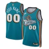 Fascinante Incantevole Detroit Pistons Nike Unisex 2022/23 Custom Swingman Jersey Classic Edition Teal per i Fan Veri