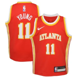 Ottimo Trae Young Atlanta Hawks Nike Toddler Swingman Player Jersey Icon Edition Red per i Fan Veri