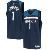 Magnifico Duraturo Meraviglioso Anthony Edwards Minnesota Timberwolves Nike Youth 2020/21 Swingman Jersey Icon Edition Navy per i Fan Veri