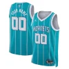 Pratico Charlotte Hornets Jordan Brand Unisex Swingman Custom Jersey Teal Icon Edition per i Fan Veri