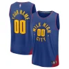 Delizioso Duraturo Resistente Denver Nuggets Fast Break Custom Jersey Statement Edition Blue/Navy per i Fan Veri