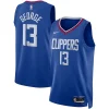 Magnifico Cool Prestigioso Paul George LA Clippers Nike Unisex Swingman Jersey Icon Edition Royal per i Fan Veri