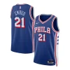 Sofisticato Joel Embiid Philadelphia 76ers Nike Youth Swingman Jersey Icon Edition Royal per i Fan Veri