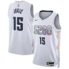 Sofisticato Meraviglioso Nikola Jokic Denver Nuggets Nike Unisex 2024/25 Swingman Player Jersey City Edition White per i Fan Veri
