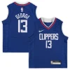 Accattivante Paul George LA Clippers Preschool Nike 2020/21 Fast Break Replica Jersey Royal Icon Edition per i Fan Veri