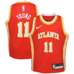 Eccezionale Versatile Trae Young Atlanta Hawks Nike Toddler Swingman Player Jersey Icon Edition Red per i Fan Veri