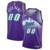 Resistente Utah Jazz Nike Unisex 2022/23 Custom Swingman Jersey Classic Edition Purple per i Fan Veri