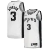 Versatile Stupendo Keldon Johnson San Antonio Spurs Nike Unisex Swingman Jersey Association Edition White/Black per i Fan Veri