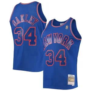 Classico Charles Oakley New York Knicks 1996/97 Hardwood Classics Swingman Jersey Blue per i Fan Veri