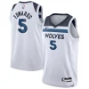 Bellissimo Raffinato Anthony Edwards Minnesota Timberwolves Nike Youth Swingman Jersey Association Edition White per i Fan Veri
