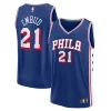 Lussuoso Versatile Joel Embiid Philadelphia 76ers Fast Break Replica Player Jersey Icon Edition Royal per i Fan Veri