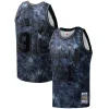 Classico Gorgeous Dennis Rodman Chicago Bulls Hardwood Classics 1995/96 Tie Dye Swingman Jersey Black per i Fan Veri