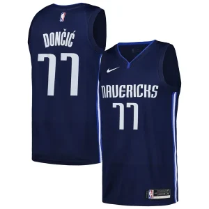 Comodo Meraviglioso Luka Dončić Dallas Mavericks Nike Swingman Player Jersey City Edition Navy per i Fan Veri