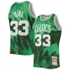 Trendy Splendido Larry Bird Boston Celtics Hardwood Classics 1985/86 Hyper Hoops Swingman Jersey Kelly Green per i Fan Veri