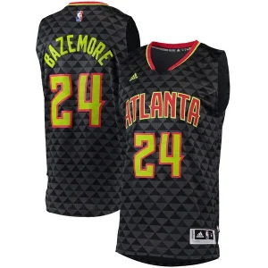 Comodo Raffinato Kent Bazemore Atlanta Hawks adidas Swingman Jersey Charcoal per i Fan Veri
