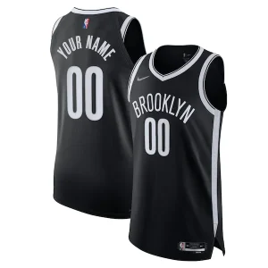Accattivante Splendido Fascinante Brooklyn Nets Nike 2021/22 Diamond Authentic Custom Jersey Icon Edition Black per i Fan Veri