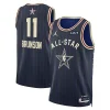 Versatile Robusto Jalen Brunson Jordan Brand Unisex 2024 NBA All Star Game Swingman Jersey Navy per i Fan Veri