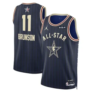 Versatile Robusto Jalen Brunson Jordan Brand Unisex 2024 NBA All Star Game Swingman Jersey Navy per i Fan Veri