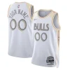 Gorgeous Duraturo Chicago Bulls Nike Unisex 2024/25 Custom Swingman Jersey City Edition White per i Fan Veri