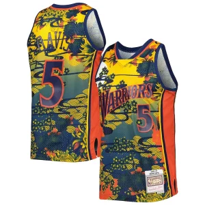 Gorgeous Sofisticato Baron Davis Golden State Warriors Hardwood Classics Lunar New Year Swingman Jersey Blue per i Fan Veri