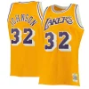 Duraturo Incantevole Elegante Magic Johnson Los Angeles Lakers 1984/85 Hardwood Classics Swingman Jersey Gold/Purple per i Fan Veri