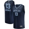 Classico Lussuoso Robusto Jaren Jackson Jr. Memphis Grizzlies Replica Fast Break Jersey Navy Icon Edition per i Fan Veri