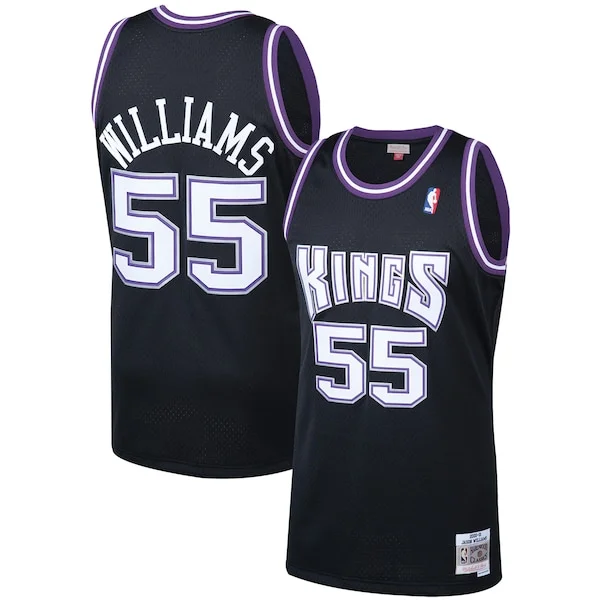 Cool Magnifico Jason Williams Sacramento Kings 2000/01 Hardwood Classics Swingman Jersey Black per i Fan Veri