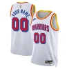 Prestigioso Golden State Warriors Nike Unisex Adult Swingman Custom Jersey Classic Edition White per i Fan Veri