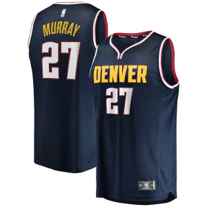 Gorgeous Versatile Jamal Murray Denver Nuggets 2019/20 Fast Break Replica Player Jersey Icon Edition Navy per i Fan Veri