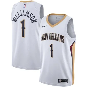 Classico Comodo Elegante Zion Williamson New Orleans Pelicans Nike 2019/2020 Swingman Jersey Association Edition White/Navy per i Fan Veri