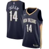 Pratico Fascinante Brandon Ingram New Orleans Pelicans Nike Unisex Swingman Jersey Icon Edition Navy per i Fan Veri