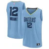 Versatile Fascinante Ja Morant Memphis Grizzlies Fast Break Replica Player Jersey Statement Edition Light Blue per i Fan Veri
