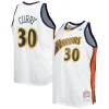 Ottimo Stephen Curry Golden State Warriors Big & Tall Hardwood Classics 2008/09 Swingman Jersey White per i Fan Veri