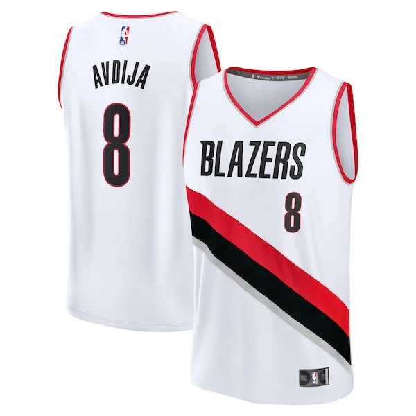 Meraviglioso Sofisticato Bellissimo Deni Avdija Portland Trail Blazers Fast Break Replica Player Jersey Association Edition White per i Fan Veri