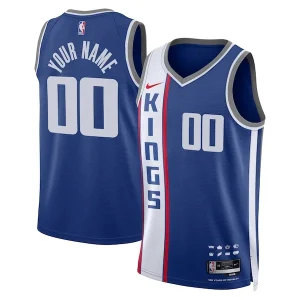 Pratico Raffinato Comodo Sacramento Kings Nike Unisex 2023/24 Custom Swingman Jersey Blue City Edition per i Fan Veri