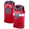 Meraviglioso Gorgeous Washington Wizards Nike 2020/21 Swingman Custom Jersey Icon Edition Red per i Fan Veri