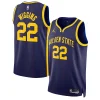 Splendido Andrew Wiggins Golden State Warriors Jordan Brand Unisex Swingman Jersey Statement Edition Navy per i Fan Veri