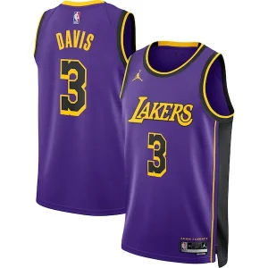 Classico Attraente Anthony Davis Los Angeles Lakers Jordan Brand Unisex Swingman Jersey Statement Edition Purple per i Fan Veri
