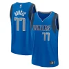 Resistente Ottimo Luka Dončić Dallas Mavericks Fast Break Replica Player Jersey Icon Edition Blue per i Fan Veri