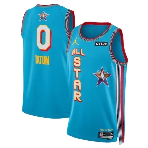 Accattivante Resistente Bellissimo Jayson Tatum Nike Unisex 2025 NBA All Star Game Swingman Player Jersey Light Blue per i Fan Veri