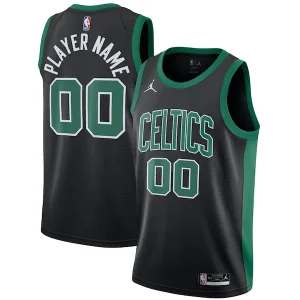 Fantastico Boston Celtics Jordan Brand Swingman Custom Jersey Statement Edition Black per i Fan Veri
