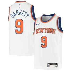 Magnifico RJ Barrett New York Knicks Nike Youth Swingman Jersey Association Edition White per i Fan Veri