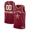 Fantastico Elegante Raffinato Jordan Brand Unisex 2024 NBA All Star Game Swingman Custom Jersey Crimson per i Fan Veri