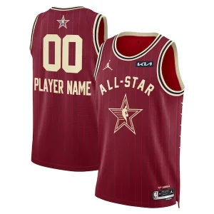 Fantastico Elegante Raffinato Jordan Brand Unisex 2024 NBA All Star Game Swingman Custom Jersey Crimson per i Fan Veri